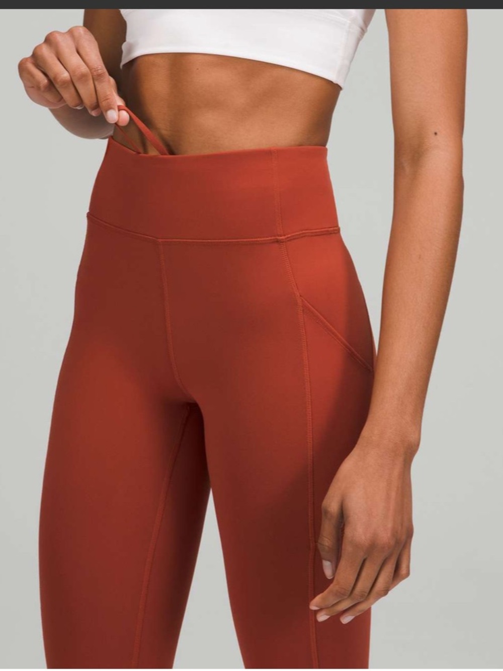 Lululemon Invigorate High-Rise Tight 28 Cayenne Red